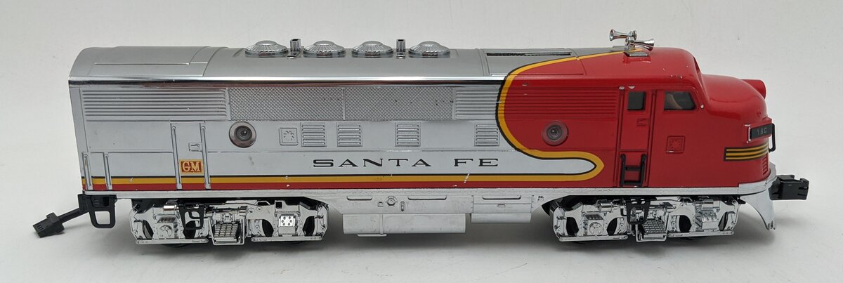 MTH 30-2482-3 O Scale Santa Fe F-3 A Unit Non-Powered Diesel Engine #18C EX