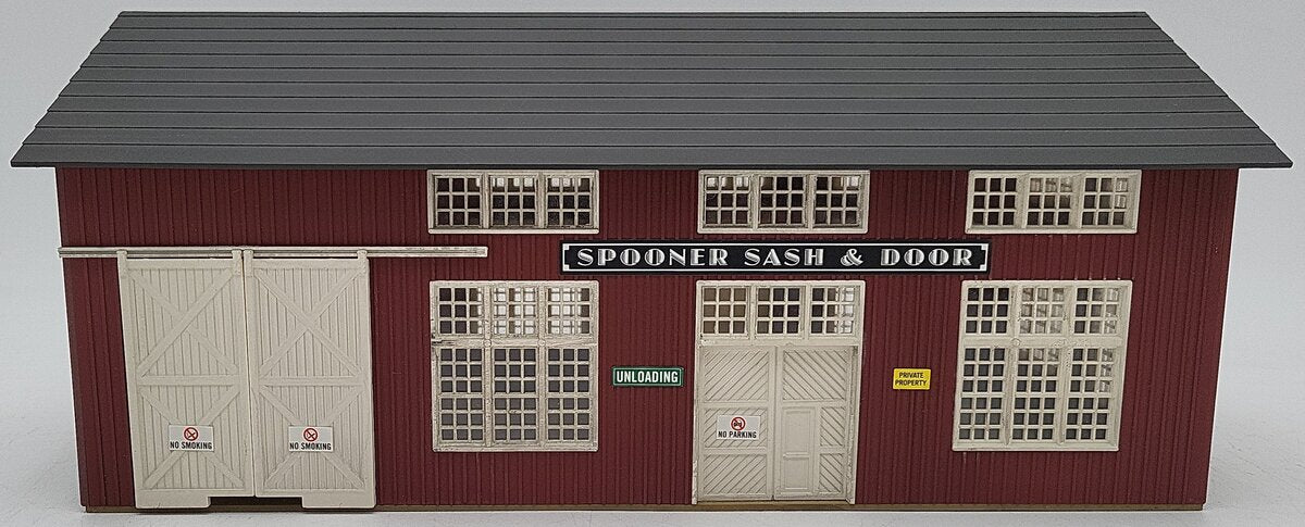 Walthers 933-2847 HO Built-Up Spooner Sash & Door - Assembled EX