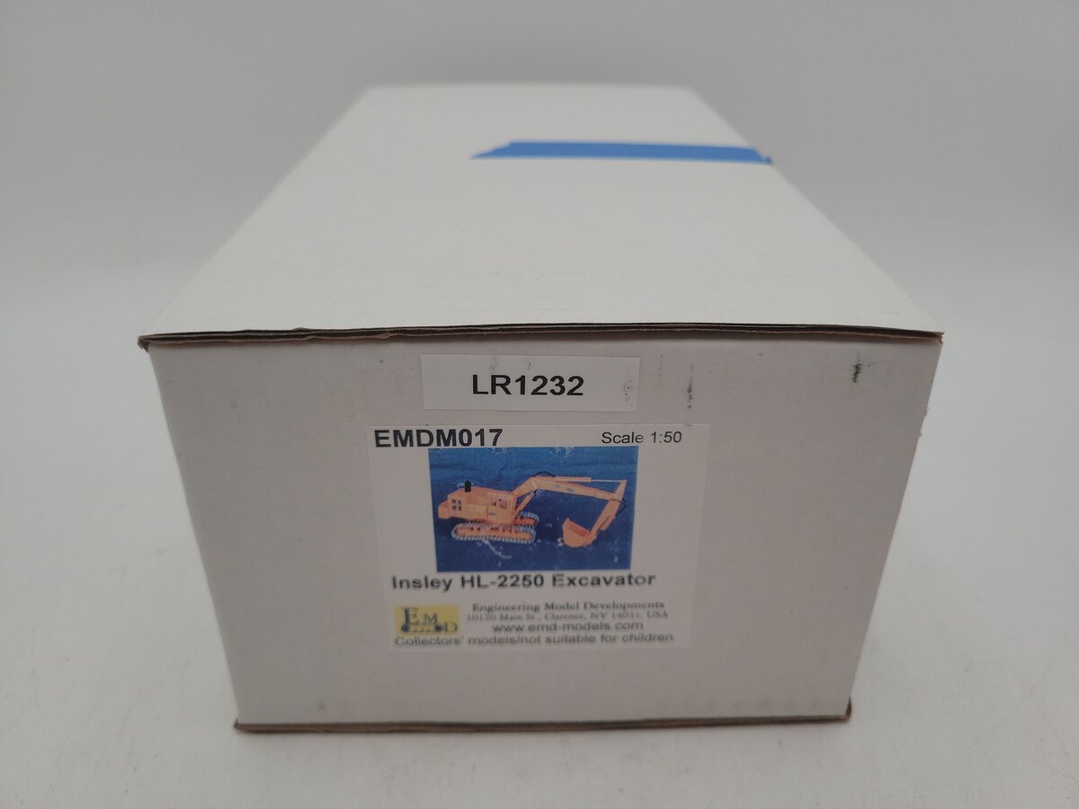 EMD HL-2250 1:50 Scale Yellow Insley Track Excavator Diecast Model EX/Box