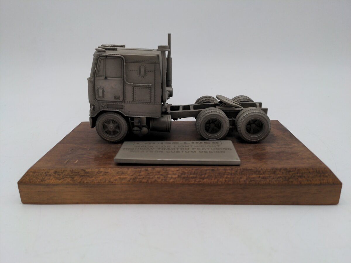 Mack Mack Truck Cruise-Liner Pewter Display Stand VG