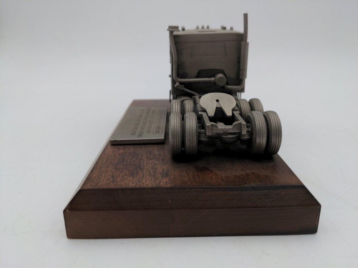 Mack Mack Truck Cruise-Liner Pewter Display Stand VG