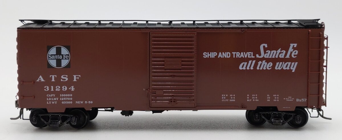 Kadee 4077 HO ATSF Chief 40' PS-1 Single 6' Youngstown Boxcar #31294 EX/Box