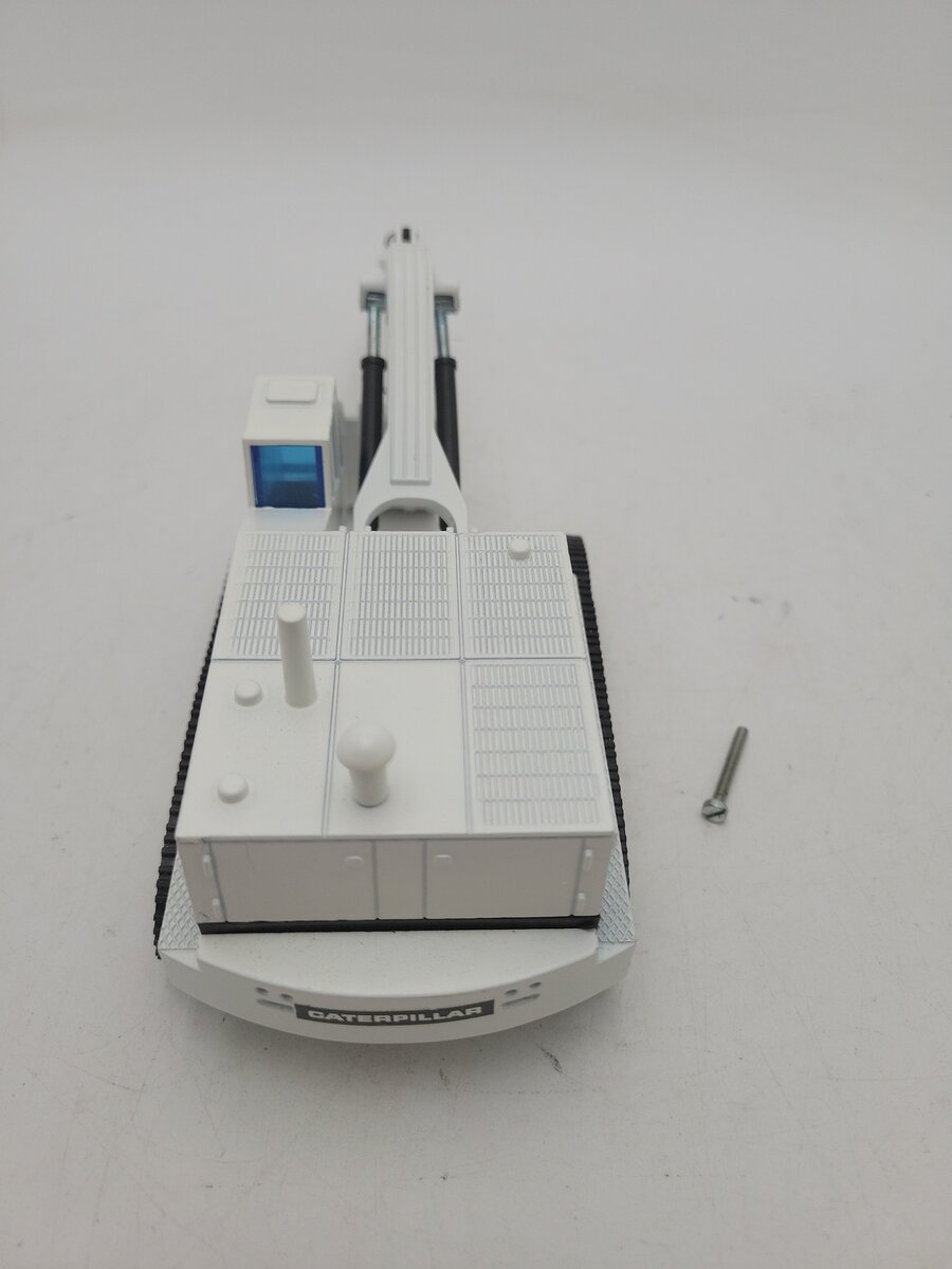 NZG 160 1:50 Scale White Caterpillar 245 Hydraulic Excavator Movable Arm/Bucket NIB