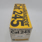 NZG 160 1:50 Scale White Caterpillar 245 Hydraulic Excavator Movable Arm/Bucket NIB