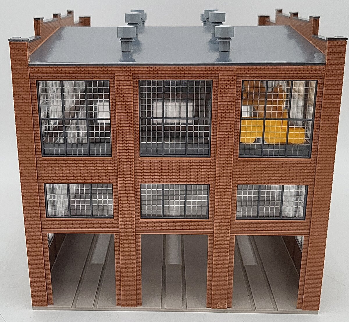 Walthers 933-3040 HO Car Shop Cornerstone Series Plastic Building - Assembled EX