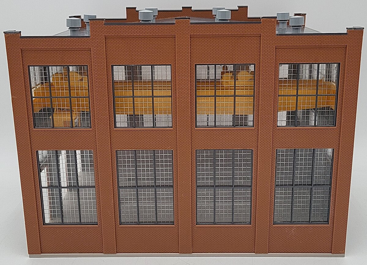 Walthers 933-3040 HO Car Shop Cornerstone Series Plastic Building - Assembled EX