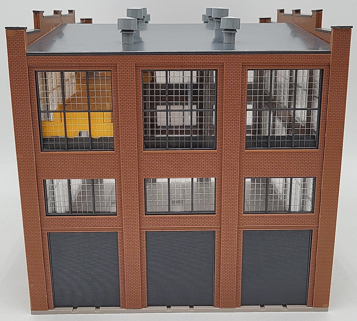 Walthers 933-3040 HO Car Shop Cornerstone Series Plastic Building - Assembled EX