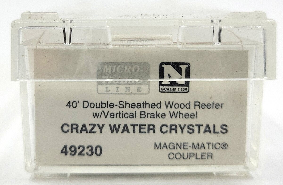 Micro-Trains 04900230 N ART Crazy Water Crystals 40' Double Sheathed Reefer #417 LN/Box