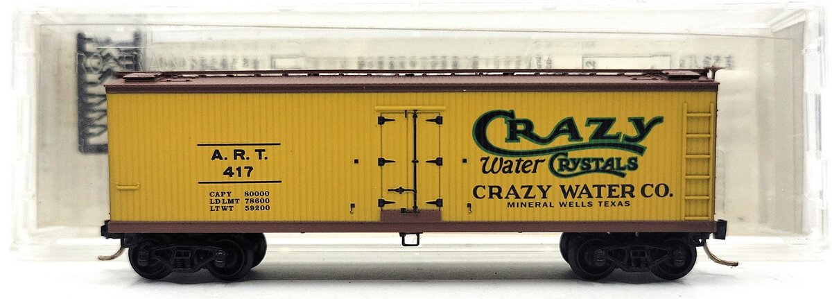 Micro-Trains 04900230 N ART Crazy Water Crystals 40' Double Sheathed Reefer #417 LN/Box