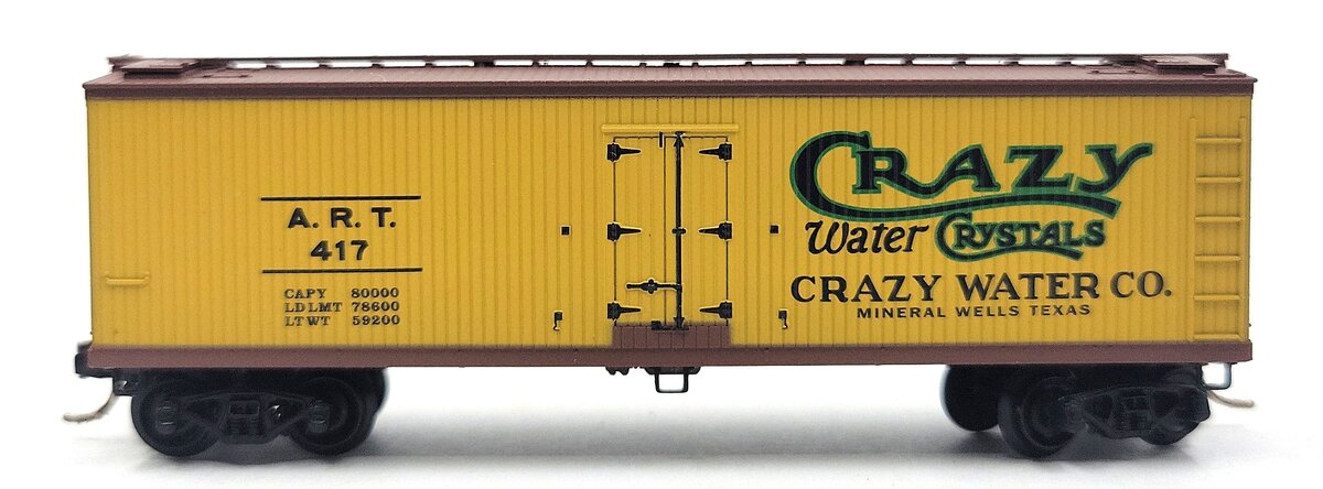 Micro-Trains 04900230 N ART Crazy Water Crystals 40' Double Sheathed Reefer #417 LN/Box