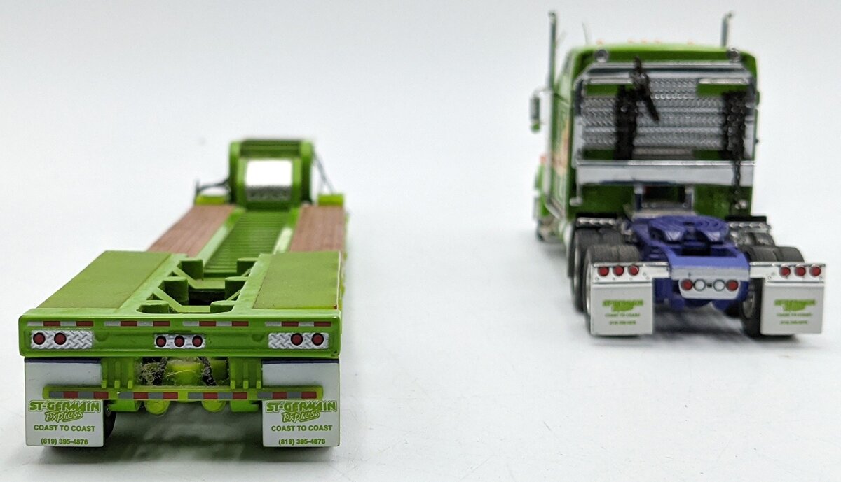 Tonkin 1:50 Diecast Kenworth W900L w/Sleeper St. Germain Green NIB