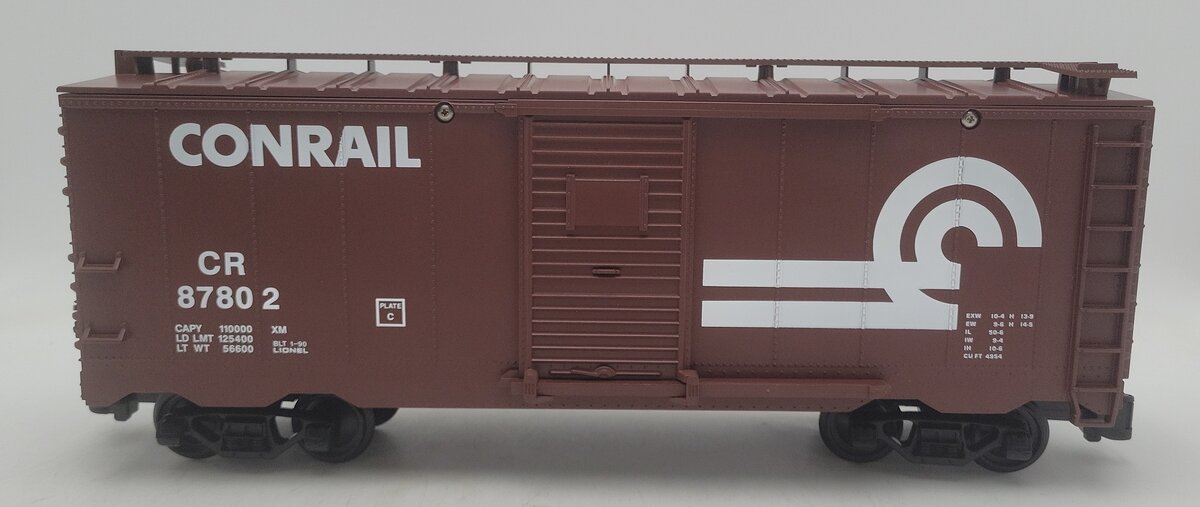 Lionel 8-87802 G Scale Conrail Boxcar w/E.T.D. LN/Box