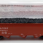 Bluford Shops 73456 N Scale 1950's Santa Fe 3 Bay Offset Side Hopper Car #78521 LN/Box
