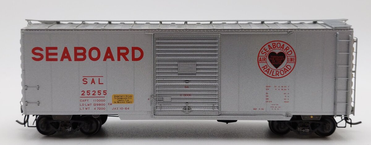 Kadee 5114 HO Scale Seaboard Air Line 40' PS-1 Boxcar #25255 EX/Box