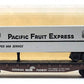 Atlas 3776 N Scale Piggy Back Flatcar With Pacific Fruit Express Trailer EX/Box