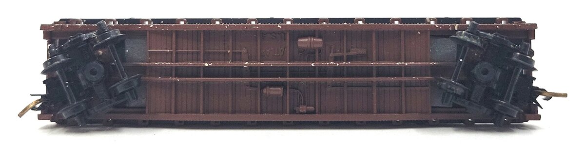 Atlas 3776 N Scale Piggy Back Flatcar With Pacific Fruit Express Trailer EX/Box