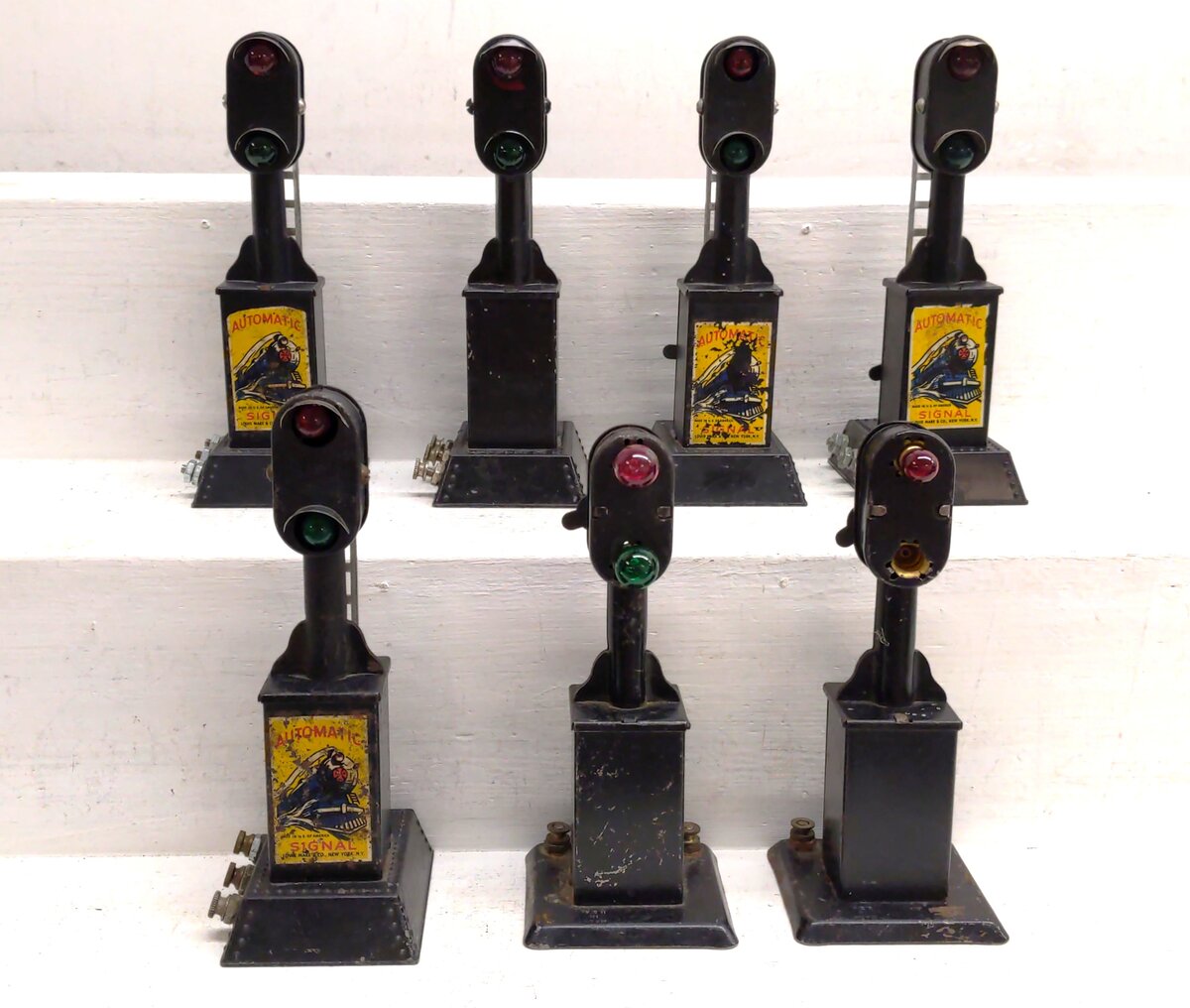 Marx 454 O Vintage Automatic Block Signals [7] VG