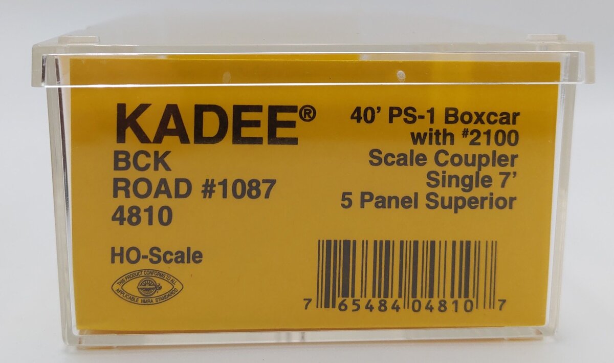 Kadee 4810 HO Buffalo Creek 40' PS-1 Boxcar #1087 EX/Box