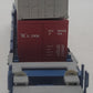 Athearn 72555 CSX Husky Stack Well Car w/2 Containers EX/Box