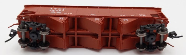 Bluford Shops 73456 N Scale 1950's Santa Fe 3 Bay Offset Side Hopper Car #78682 LN/Box