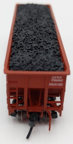 Bluford Shops 73456 N Scale 1950's Santa Fe 3 Bay Offset Side Hopper Car #78682 LN/Box
