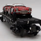 MTH 30-7624 O Gauge Auto Transport Flatcar with 2 Ertl '64 Corvettes #19640 LN/Box