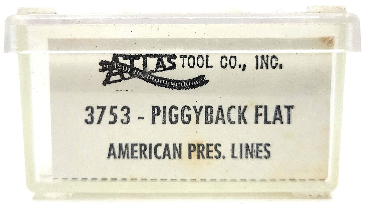 Atlas 3753 N Scale Conrail Flat Car w/ American President Lines Trailers LN/Box