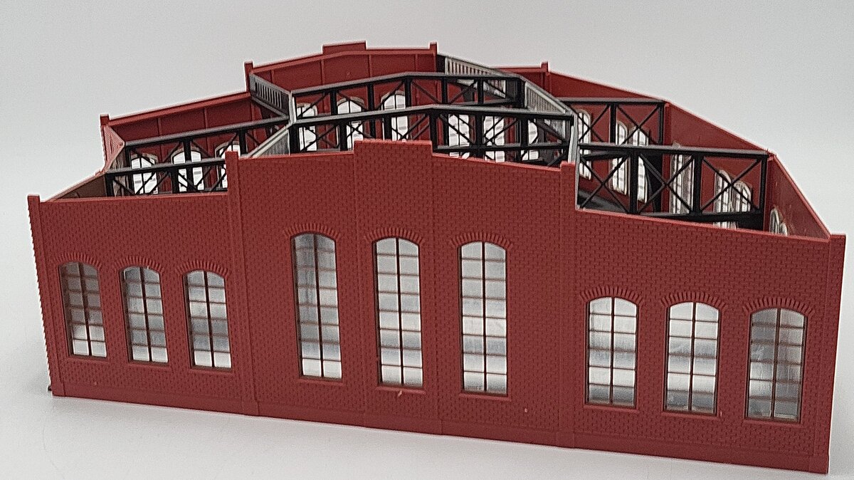 Marklin 7288 HO Scale Locomotive Shed & Building Kit EX