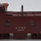 Oriental Limited HO Scale BRASS AT&SF Round Roof Caboose #2262 - Painted EX/Box