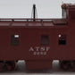 Oriental Limited HO Scale BRASS AT&SF Round Roof Caboose #2262 - Painted EX/Box