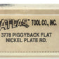 Atlas 3778 N Scale NKP Flat Car w/ Trailer EX/Box