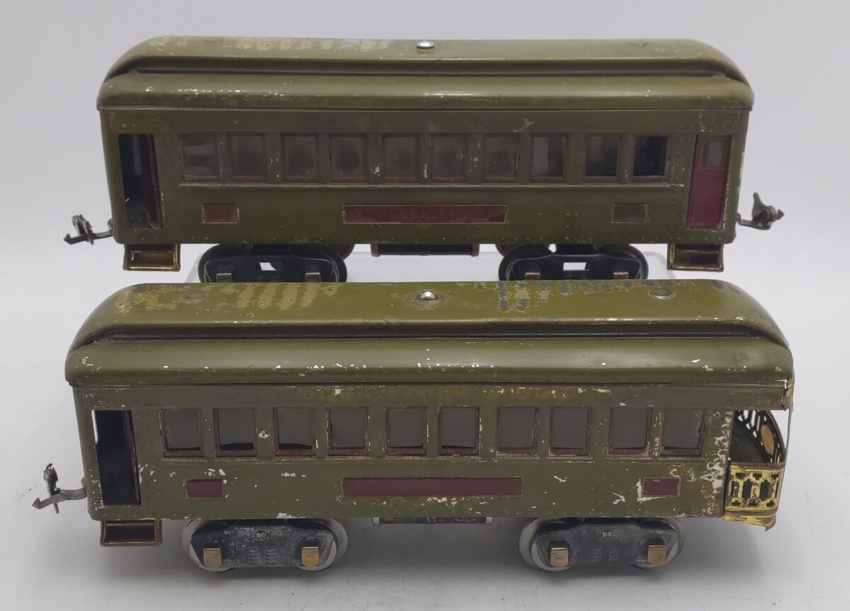 Lionel Vintage Standard Gauge Passenger Cars: 337, 338 [2]