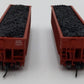 Bluford Shops 14452 N Scale ATSF 14-Panel Rib Side 3-Bay Hopper Car 2 Pack EX/Box