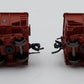 Bluford Shops 14452 N Scale ATSF 14-Panel Rib Side 3-Bay Hopper Car 2 Pack EX/Box