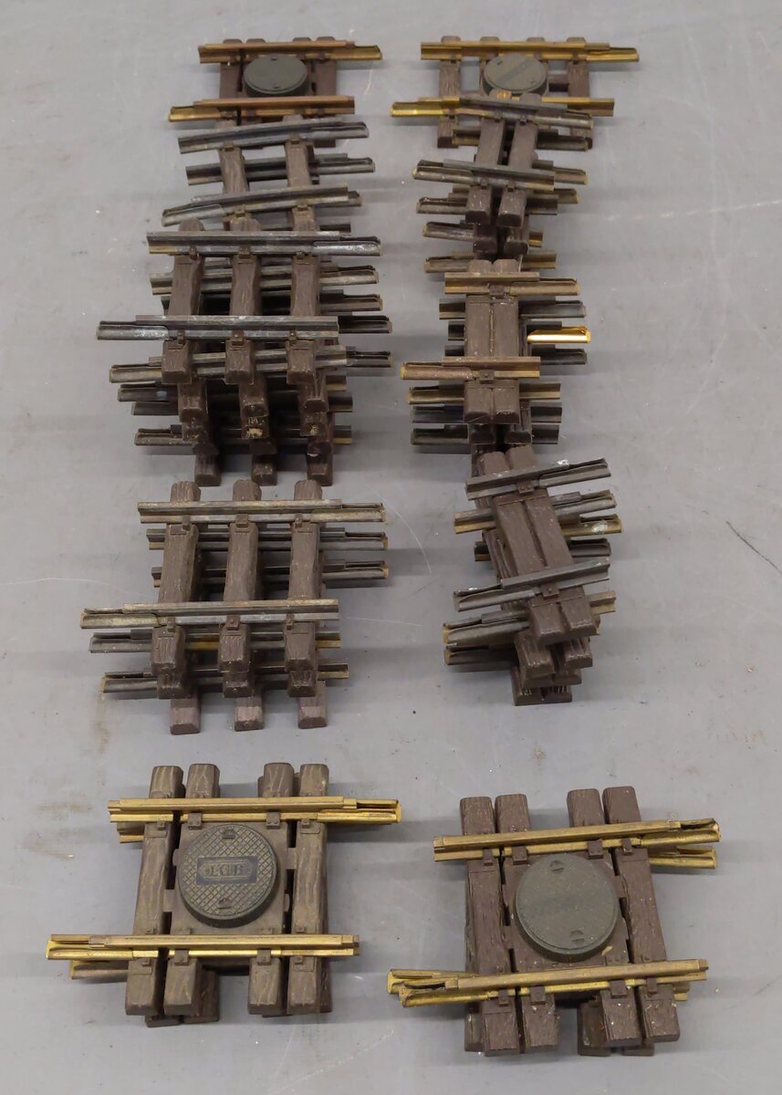 Assorted LGB G Scale Straight 3 to 6 Inch Track Sections [30] VG