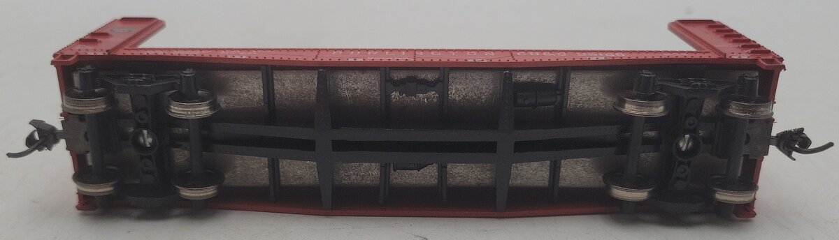 Athearn HO Scale Chicago Burlington & Quincy Flatcar 95126 W/ Logs VG