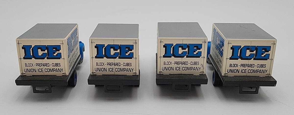 Classic Metal Works 30172 HO Mini Metals Union Ice R-190 Refrigerator Trucks [4] EX