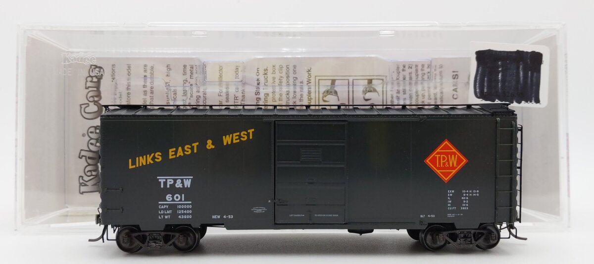 Kadee 4813 HO Scale Toledo, Peoria & Western 40' PS-1 Boxcar #601 EX/Box