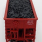 Bluford Shops 14061 N Scale Santa Fe 14 Panel Rib Side Hopper Car #80117 w/ Load LN/Box