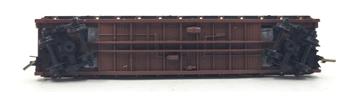 Atlas 3776 N Scale Piggy Back Flatcar With Pacific Fruit Express Trailer EX/Box