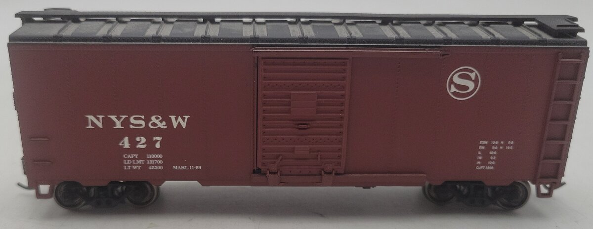 Athearn HO Scale New York Susquehanna & Western Boxcar #427 EX