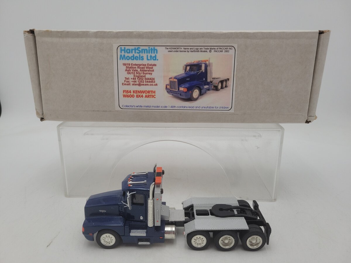Smith Models F154 1:48 Scale Blue Kenworth W600 Day Cab 8x4 Tractor EX/Box