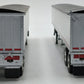 Tonkin 1:50 Diecast Grain Trailers Set of Two - White NIB