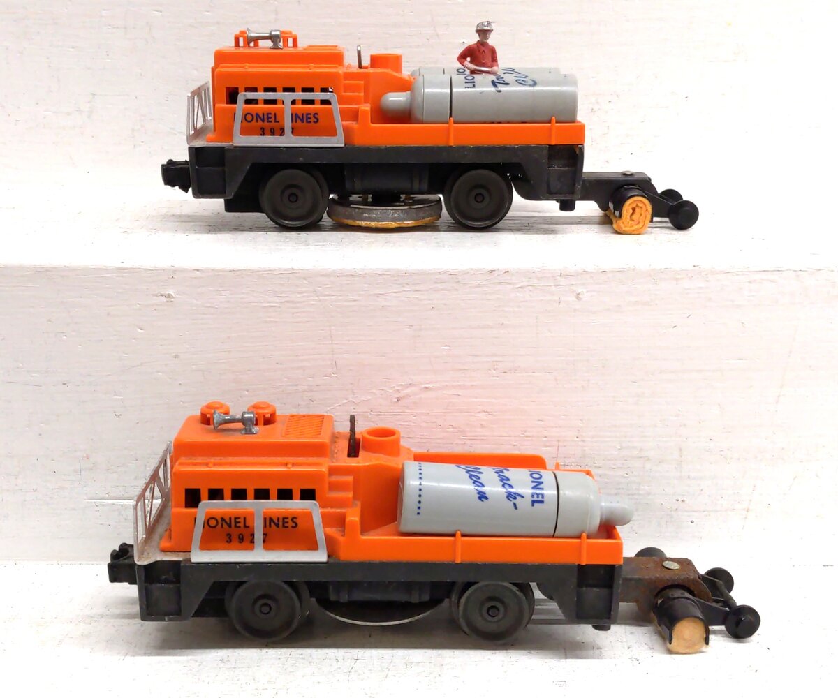 Lionel 3927 O Gauge Vintage Postwar Motorized Track Cleaner Cars [2]