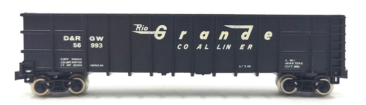 Roundhouse 8103 N Denver & Rio Grande Western Thrall Coal Gondola #56993 LN/Box