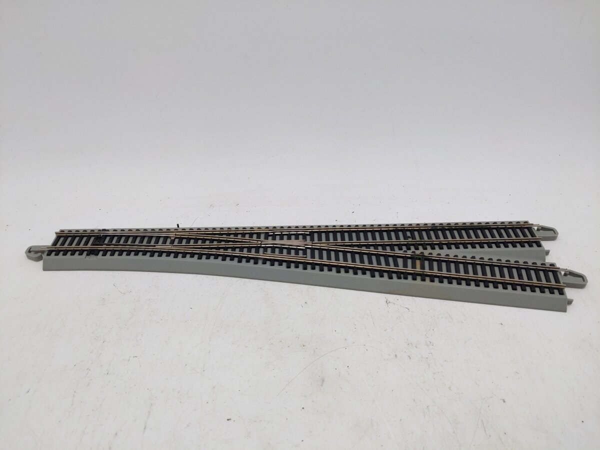 Bachmann 44560 HO Nickel Silver #6 E-Z Track Right-Hand Remote Switch Turnout EX