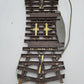 LGB 1225 G Brass 22.5° Double Crossover Switch Track