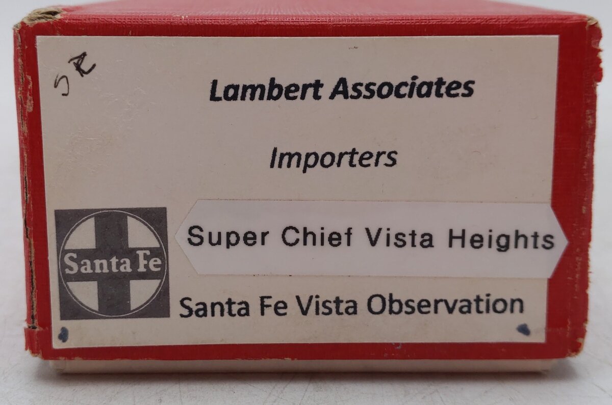 Lambert 801 HO BRASS Observation Car VG/Box
