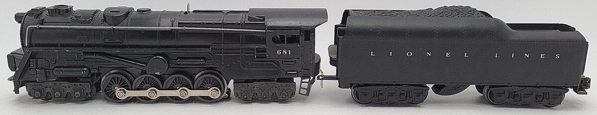 Lionel 681 Vintage O Diecast 6-8-6 S2 Steam Locomotive & 2671WX Tender
