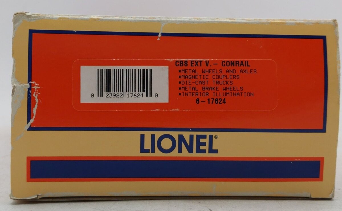 Lionel 6-17624 O Gauge Conrail Extended Vision Caboose #22133 EX/Box